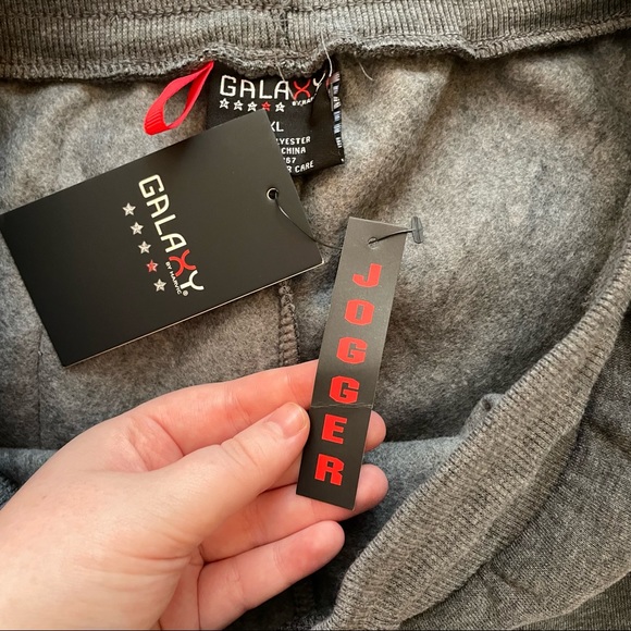 Galaxy Slim Fit Jogger Sweatpants with Fleece Lining - Picture 8 of 8